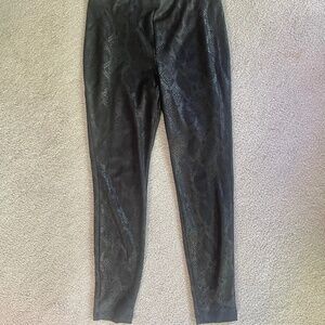 INC Stretch Faux Snakeskin Pants